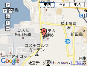 地図：愛媛国際貿易センター（アイテムえひめ）
