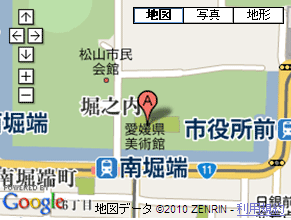 地図：愛媛県美術館