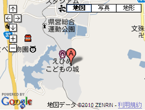 地図：愛媛県体験型環境学習センター（エコハウス）