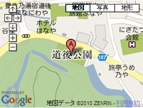地図：松山市立子規記念博物館