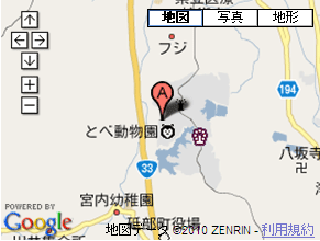 地図：愛媛県立とべ動物園