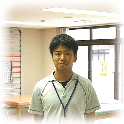 老人保健施設 青葉荘　理学療法士 寺岡貴志さん