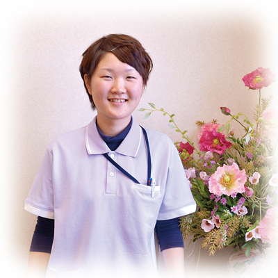 デイサービスセンター ハッピー愛媛　介護士　正月 佐知さん