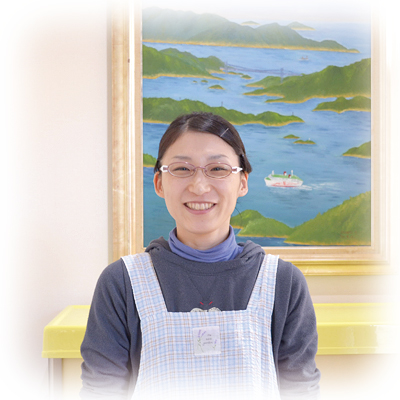 高齢者住宅　海の家 すずらん　管理者　竹本 喜久子さん