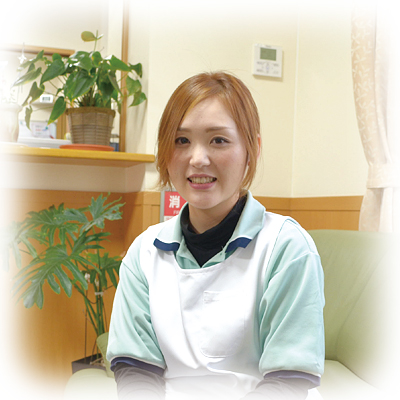 介護付有料老人ホーム 瀬戸風　介護福祉士　村上 愛帆さん