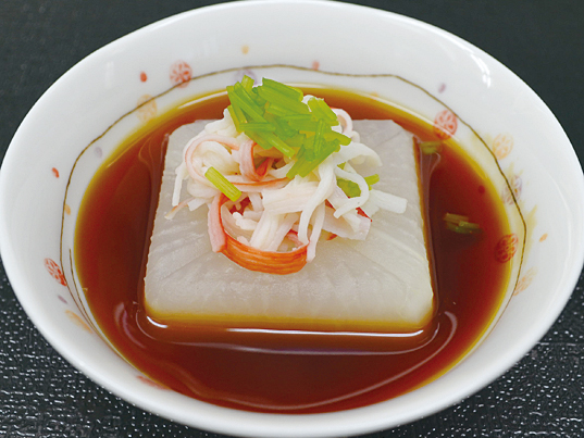 美しく上品な、料亭の味『みたらし大根』