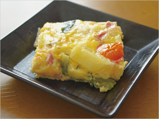 簡単で栄養たっぷり『お野菜たっぷりキッシュ』