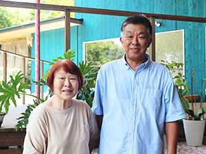 サービス付き高齢者住宅 ももファミリー　大西弘子さん・中城幸男さん