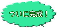 ついに完成！