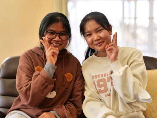 写真左:特定技能生のセイさん、写真右:特定技能生のメンヒャッツさん