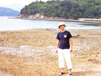 兼頭さんお気に入りの入り江