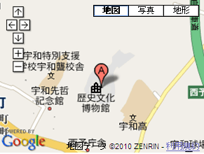 地図：愛媛県歴史文化博物館