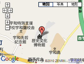 地図:愛媛県歴史文化博物館