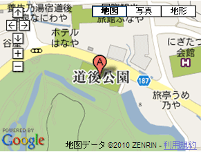 地図:松山市立子規記念博物館